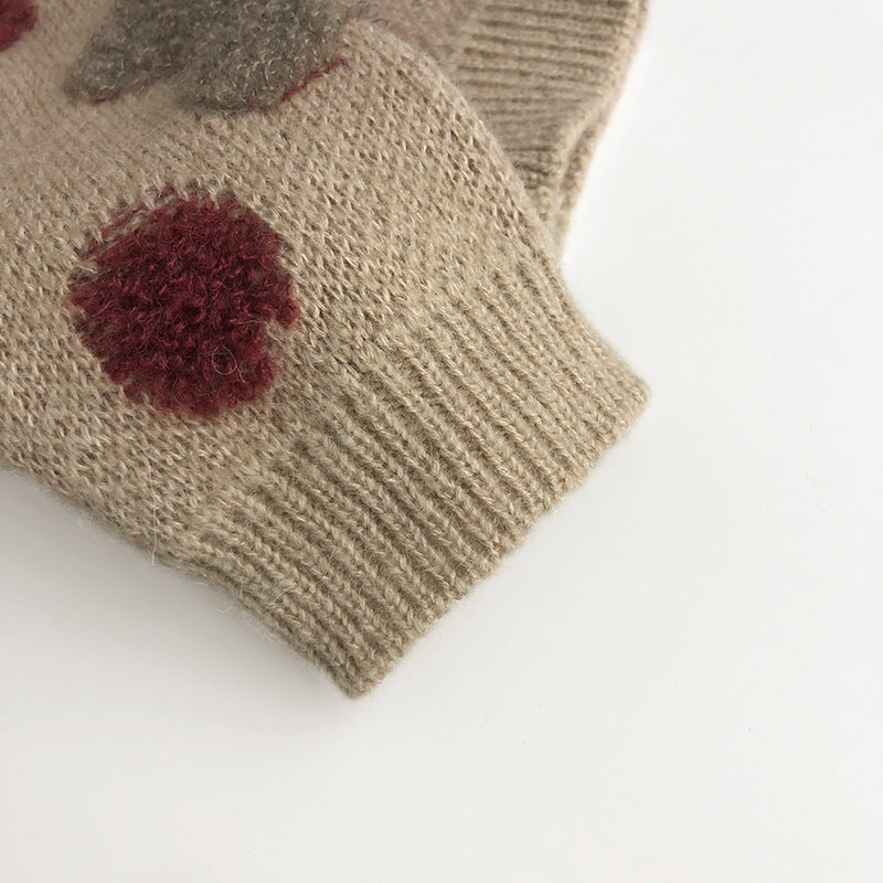 【80-130】ナチュラルニットカーディガン