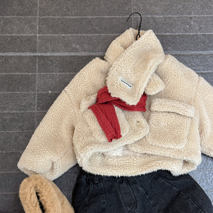 【80-130】マフラー付きボアジャケット