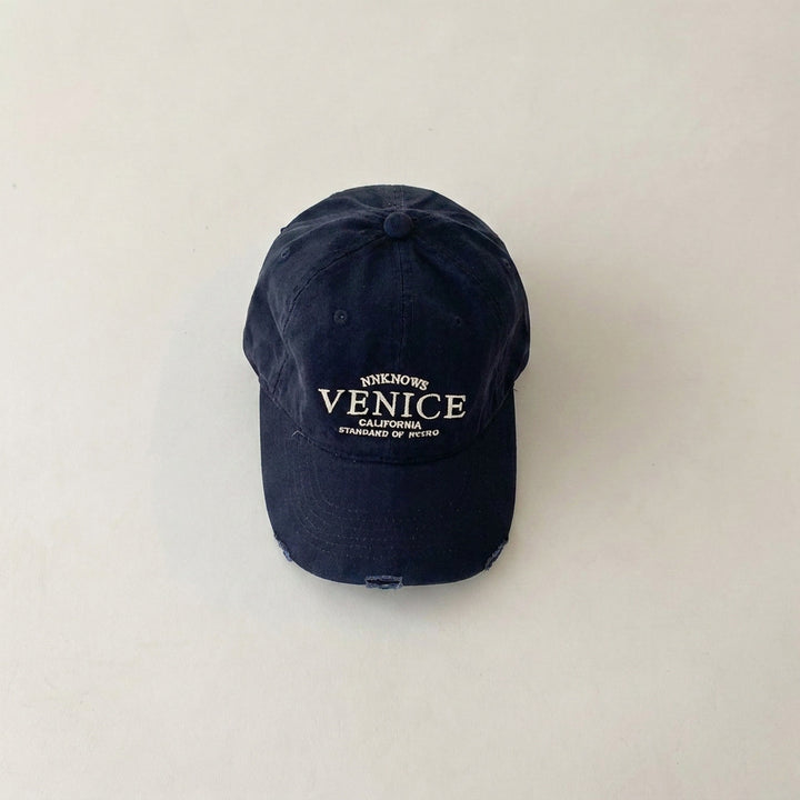 【50-53cm】ユーズド加工風VENICEキャップ
