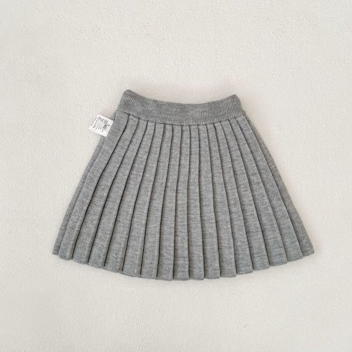 【73-130】ニットプリーツスカート