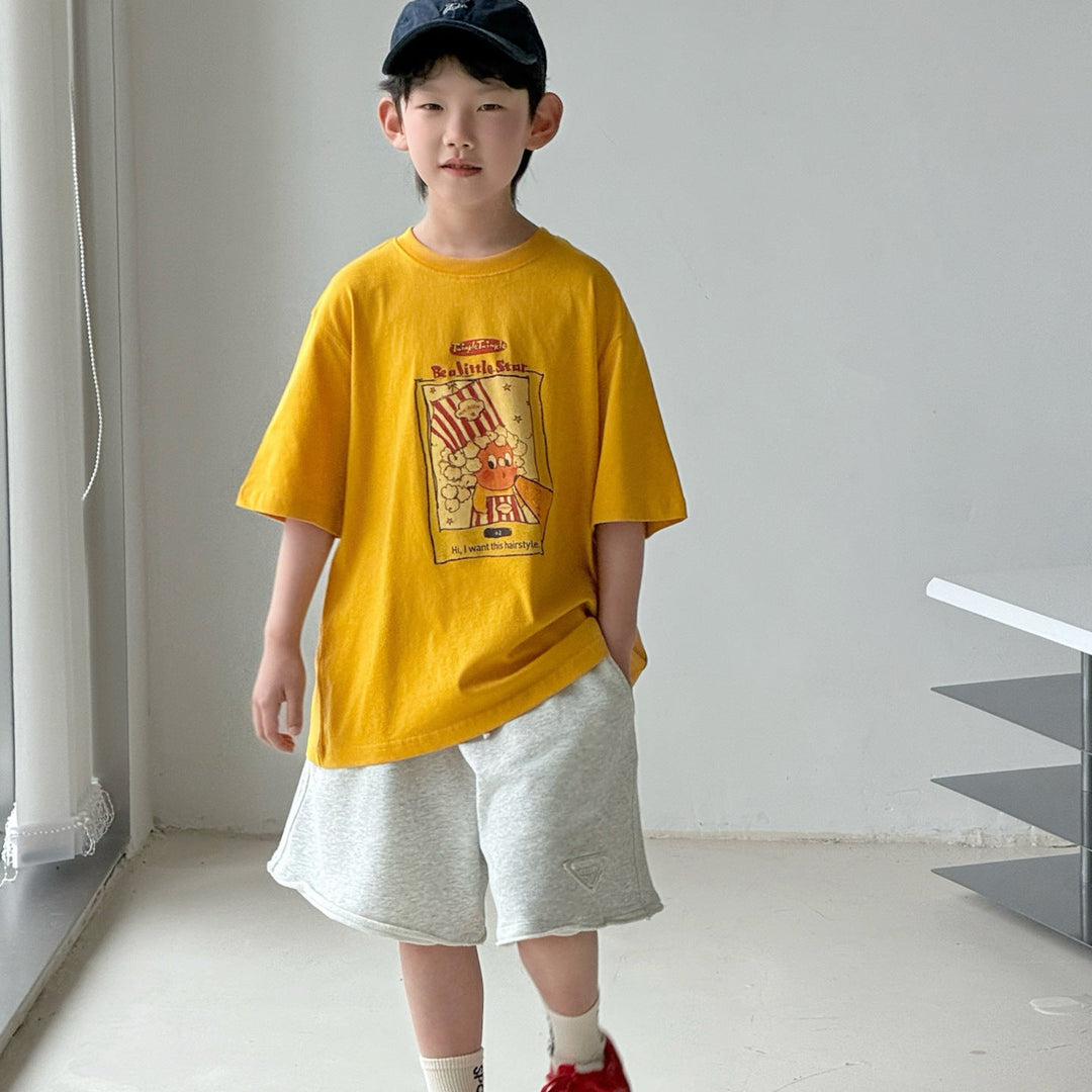 【90-150】プリントデザインTシャツ