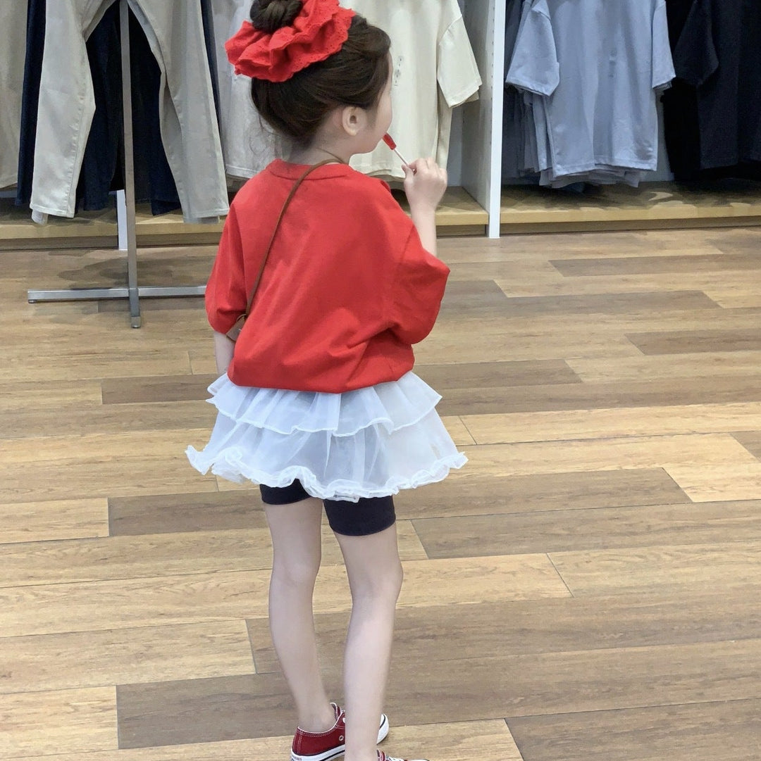 【90-140】ティアードチュールレイヤードスカート