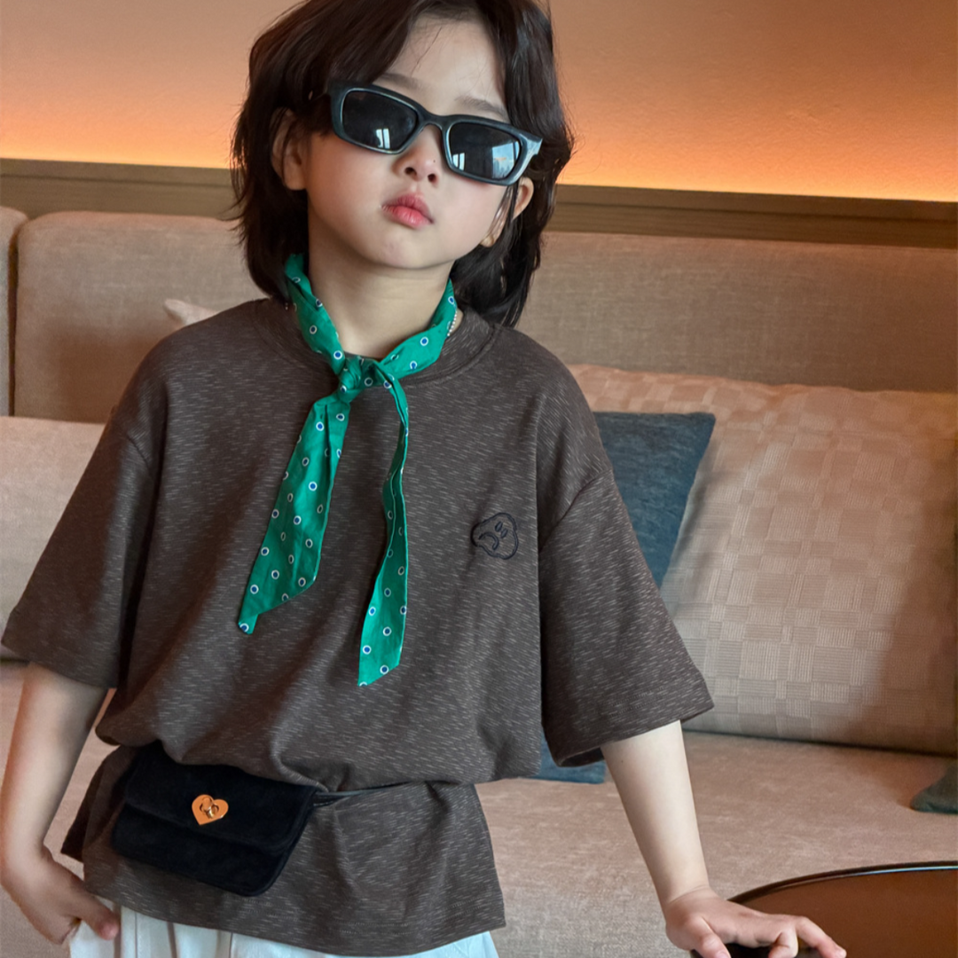 【90-150】ワンポイントデザインＴシャツ