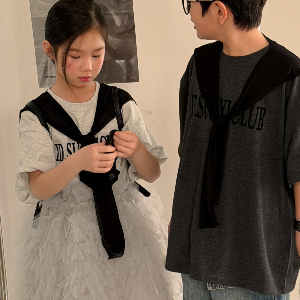 【100-150】ショールデザインTシャツ