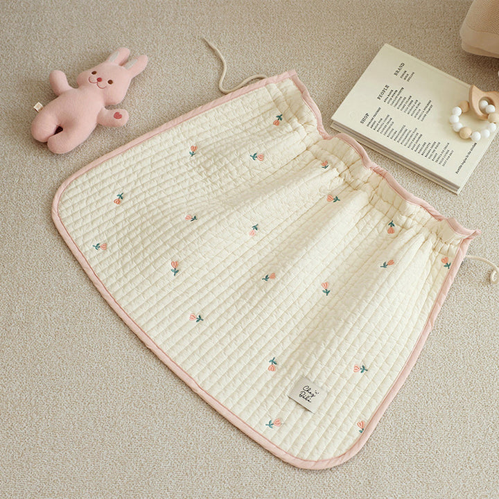 パターンプリントキルティングカーテン