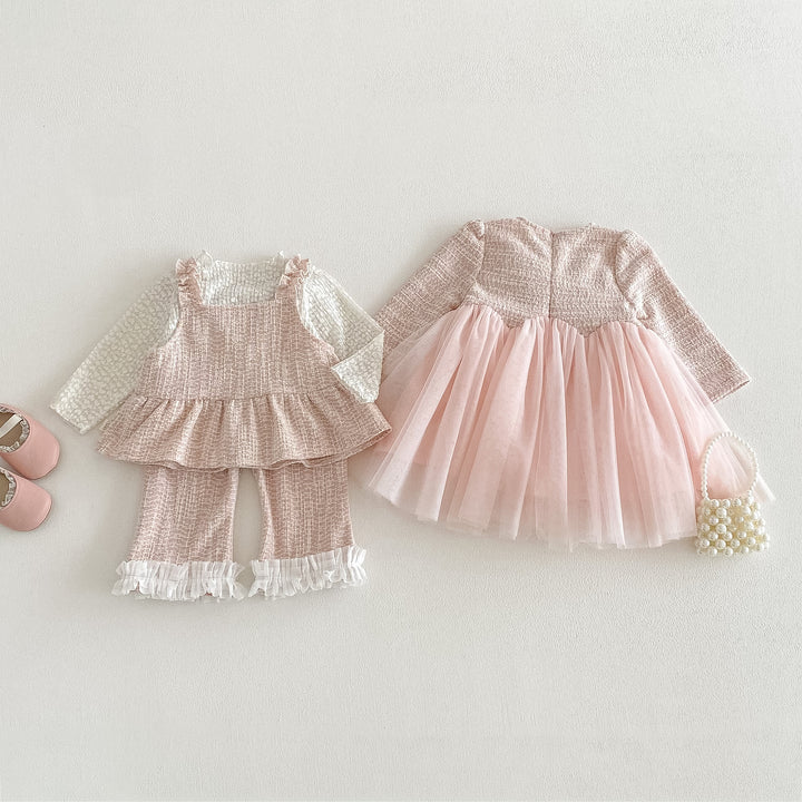 【73-110】ハート柄メロウ長袖トップス