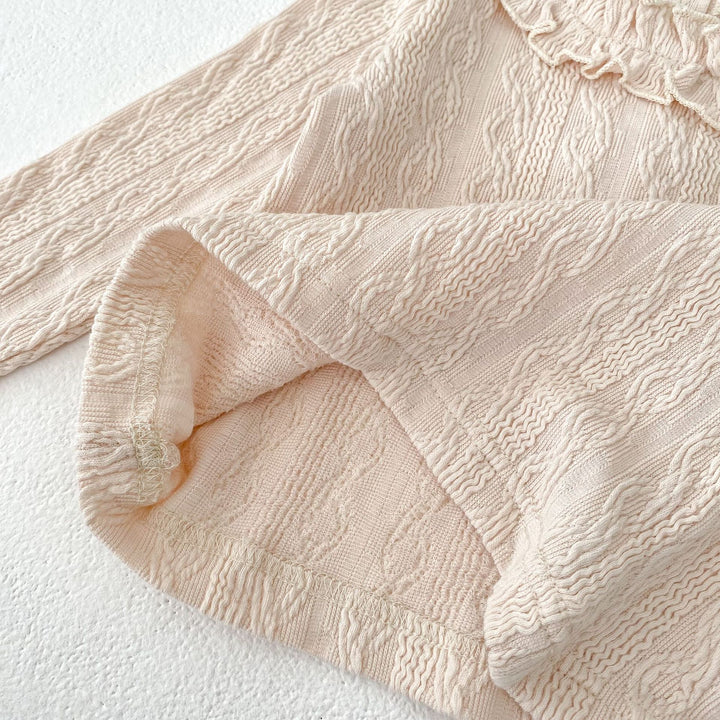 【73-110】フリルカラー長袖トップス