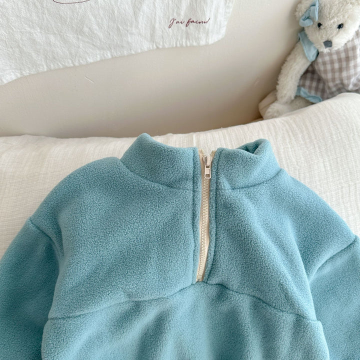 【73-130】ハーフジップカラーセットアップ