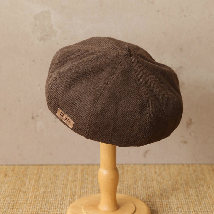 【55-59cm】ワンポイントワッペンベレー帽