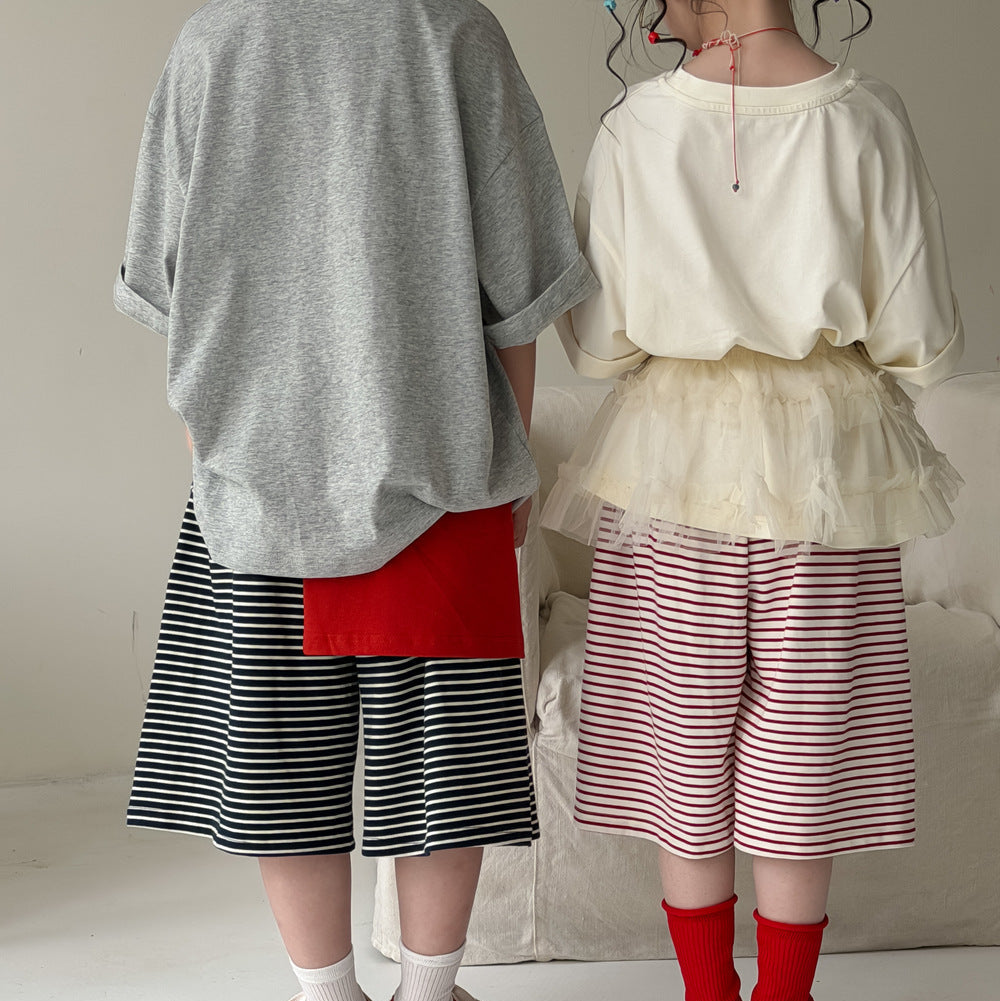 【100-150】フロントプリントTシャツ
