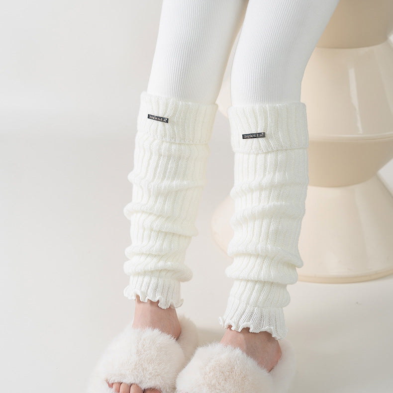 【100-155】リブレッグウォーマー付きレギンス