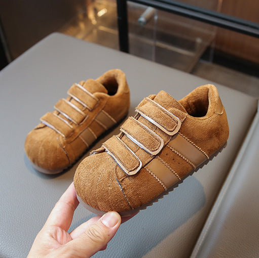 【14.5-20.5】ラインデザインベルクロスニーカー