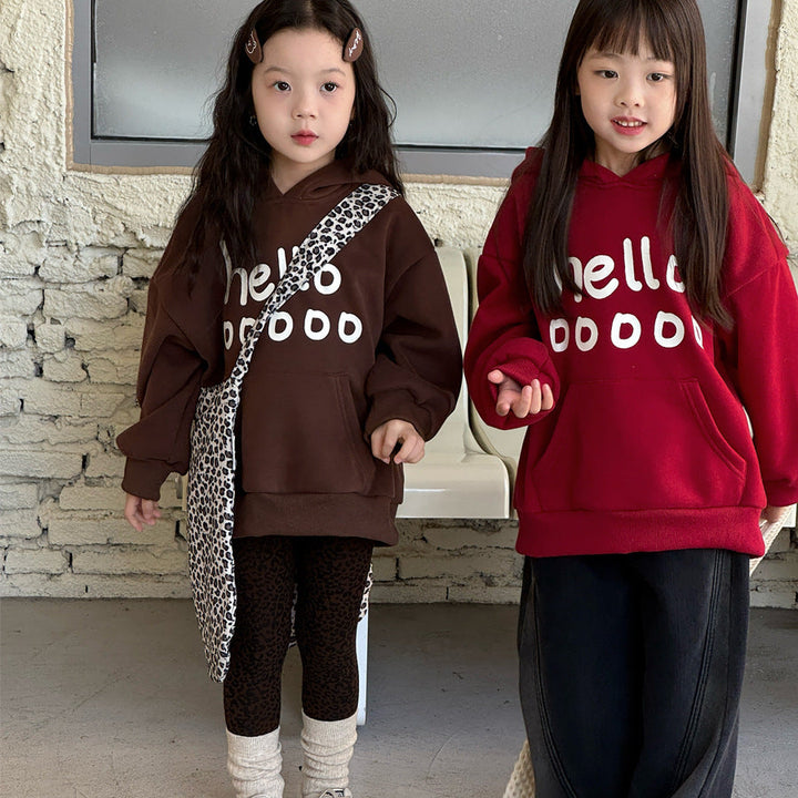 【90-150】helloリラックスパーカー