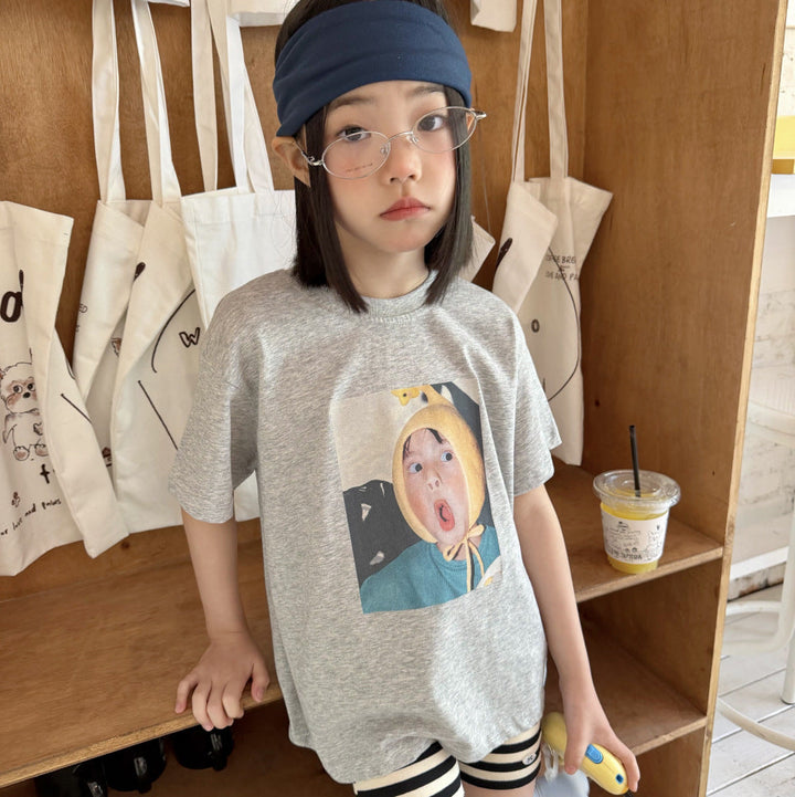 【100-150】フォトプリントTシャツ