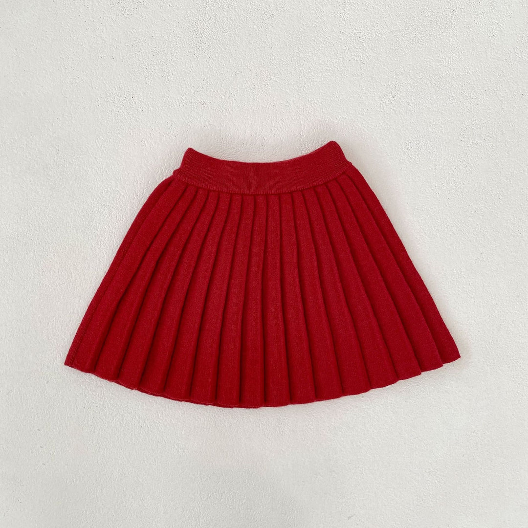 【73-130】ニットプリーツスカート