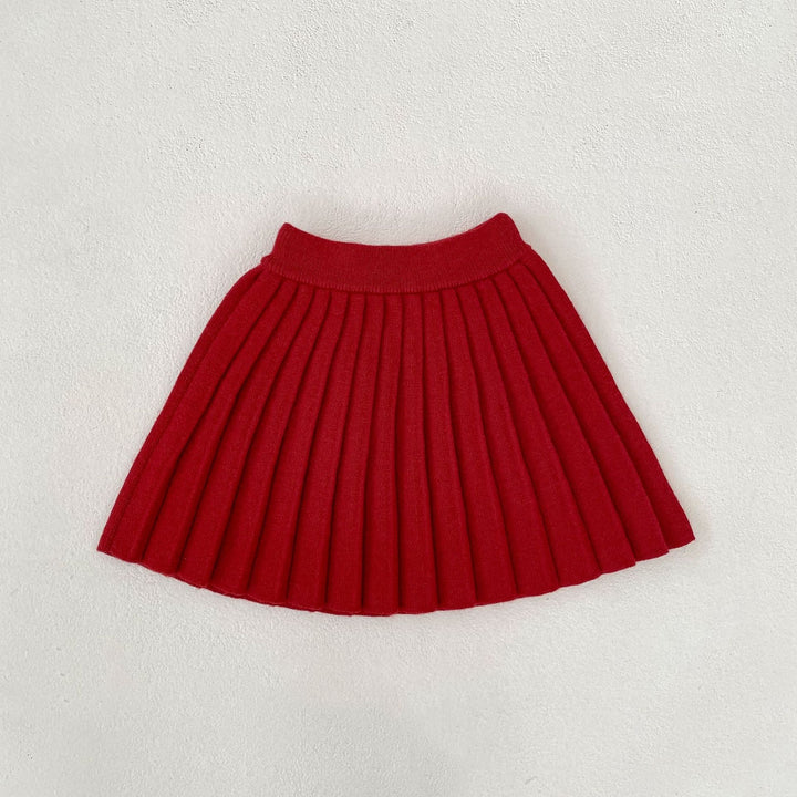 【73-130】ニットプリーツスカート