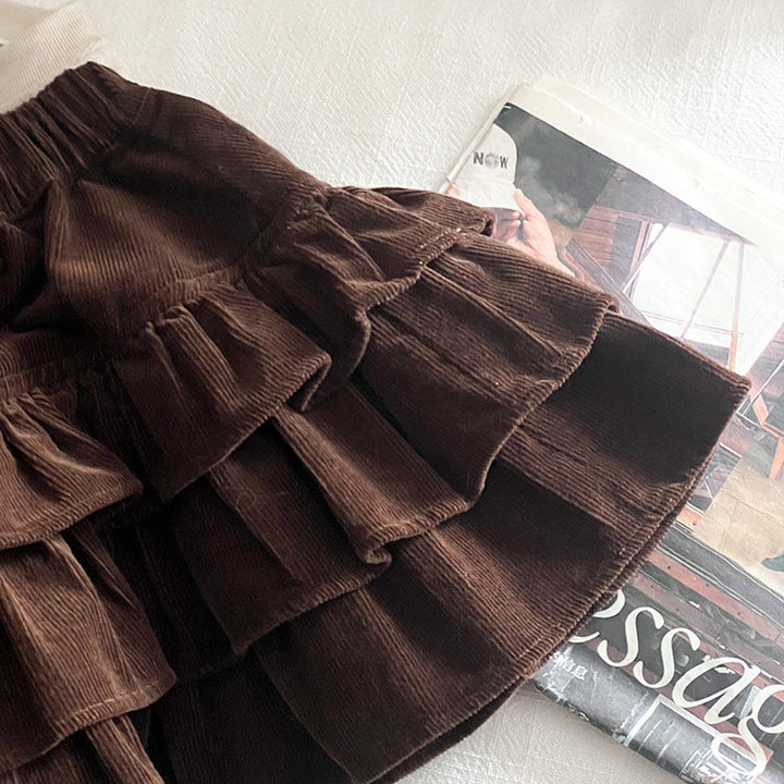 【90-150】ティアードミニスカート