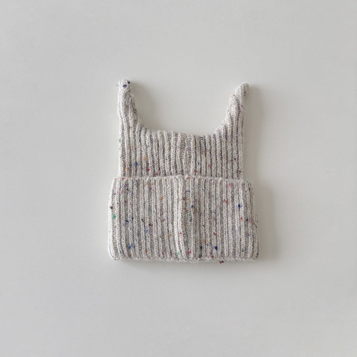 【48-52cm】折り返しリブニット帽