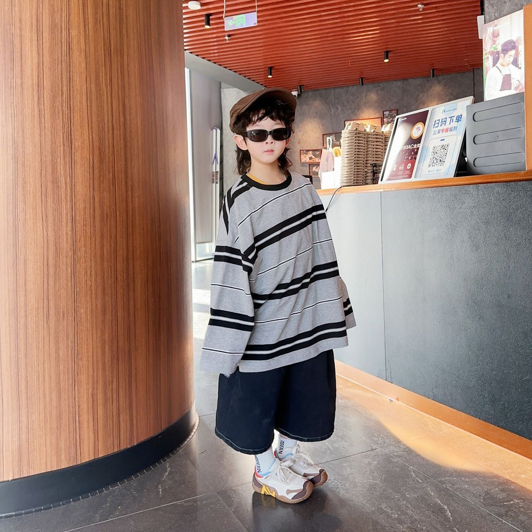 【16.0-22.0】クールデザインメッシュスニーカー