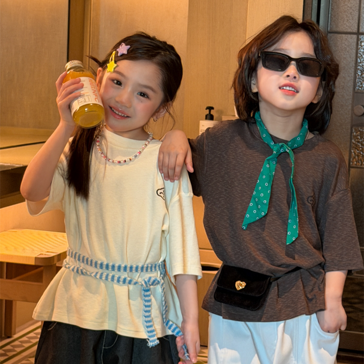 【90-150】ワンポイントデザインＴシャツ