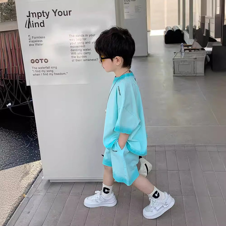 【110-150】リラックス半袖セットアップ