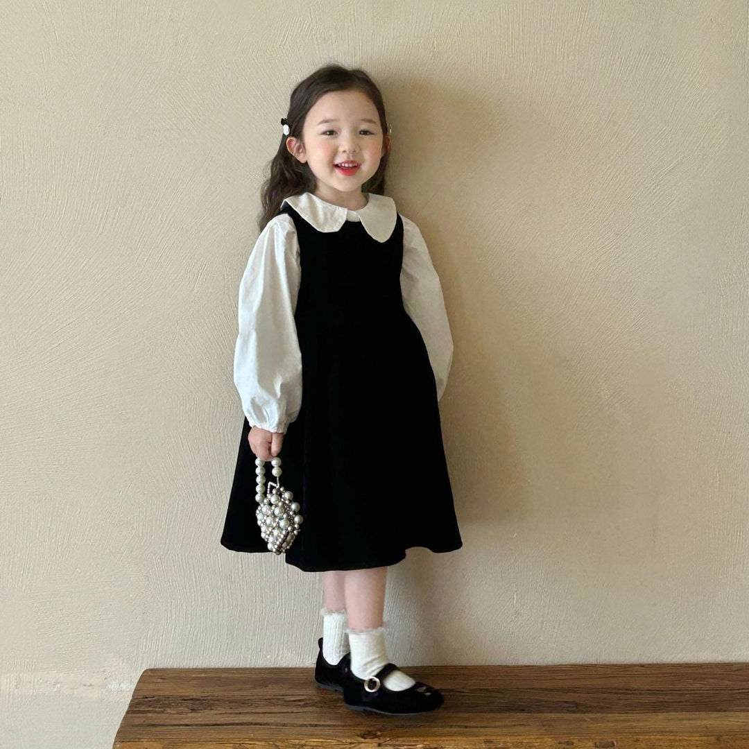 【90-140】フレアノースリーブワンピース