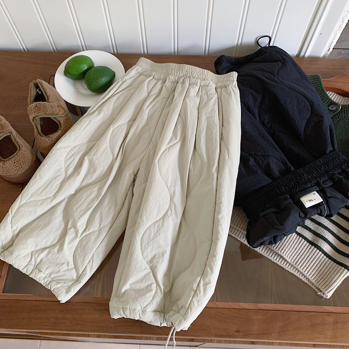 【90-140】ドロストキルティングパンツ
