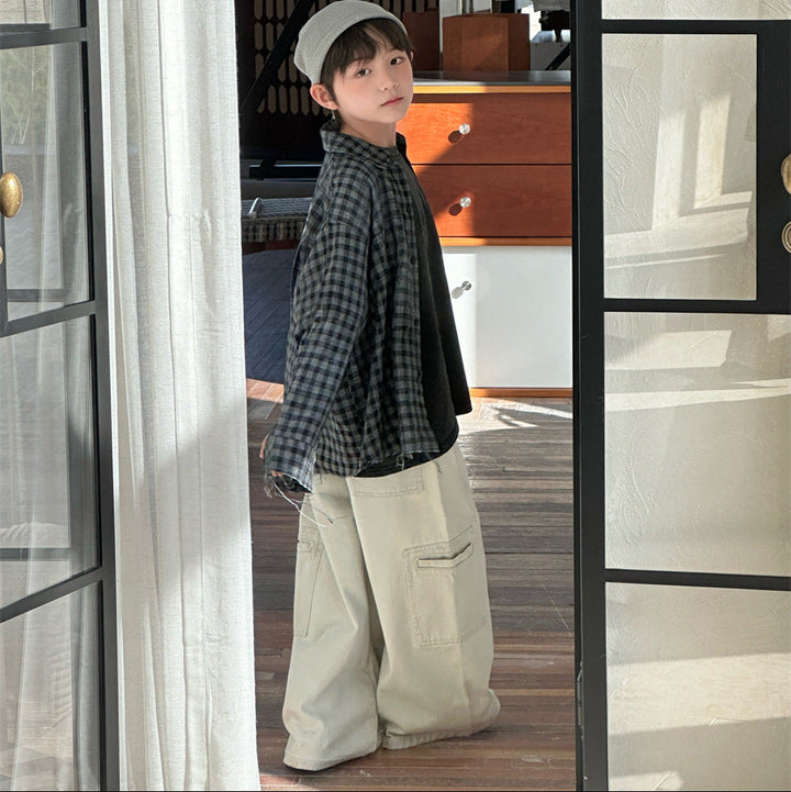 【90-150】ワイドカーゴパンツ