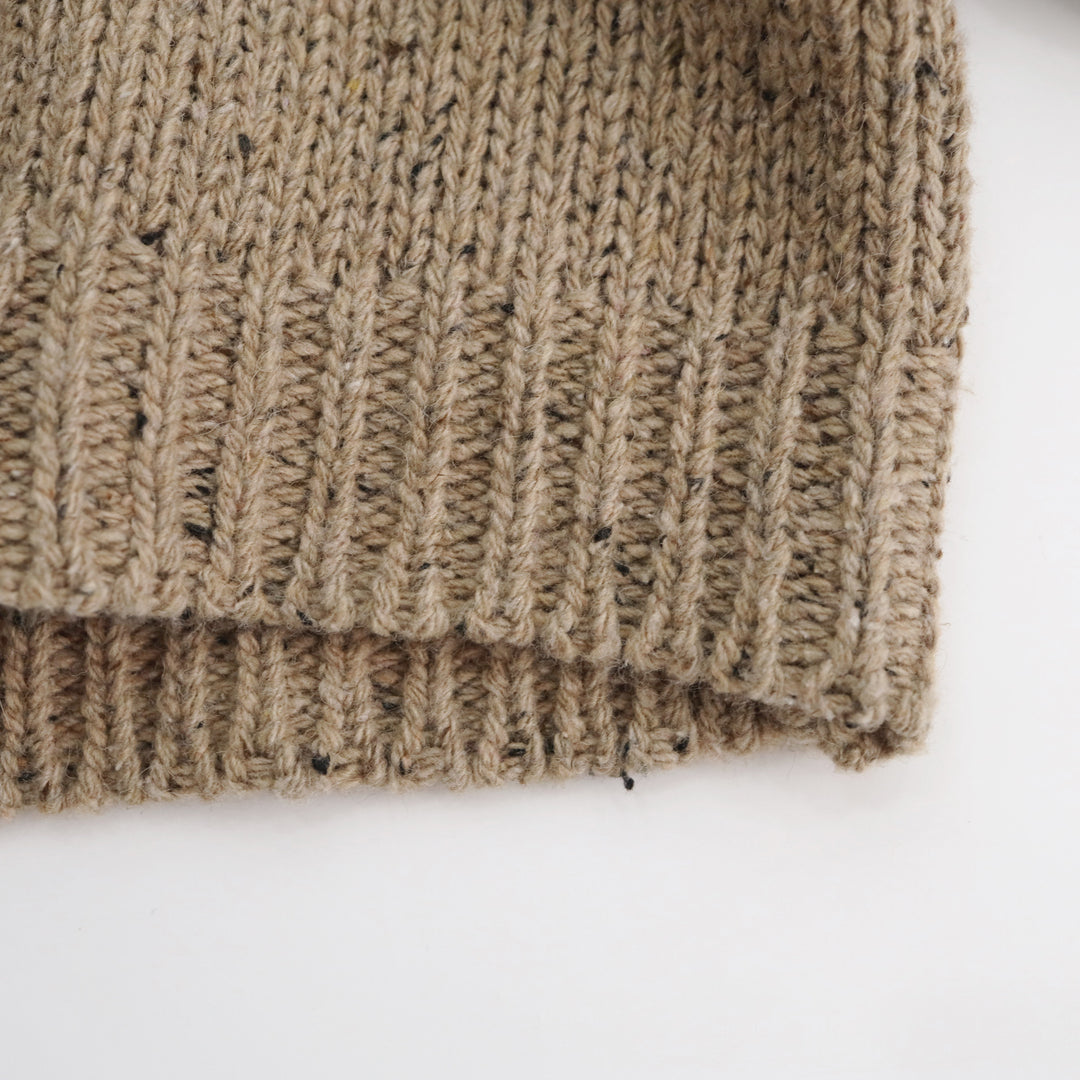 【80-130】ダブルボタンニットカーディガン