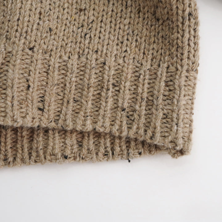 【80-130】ダブルボタンニットカーディガン