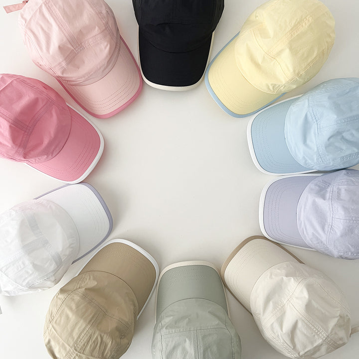 【50-53cm】バイカラーシンプルキャップ