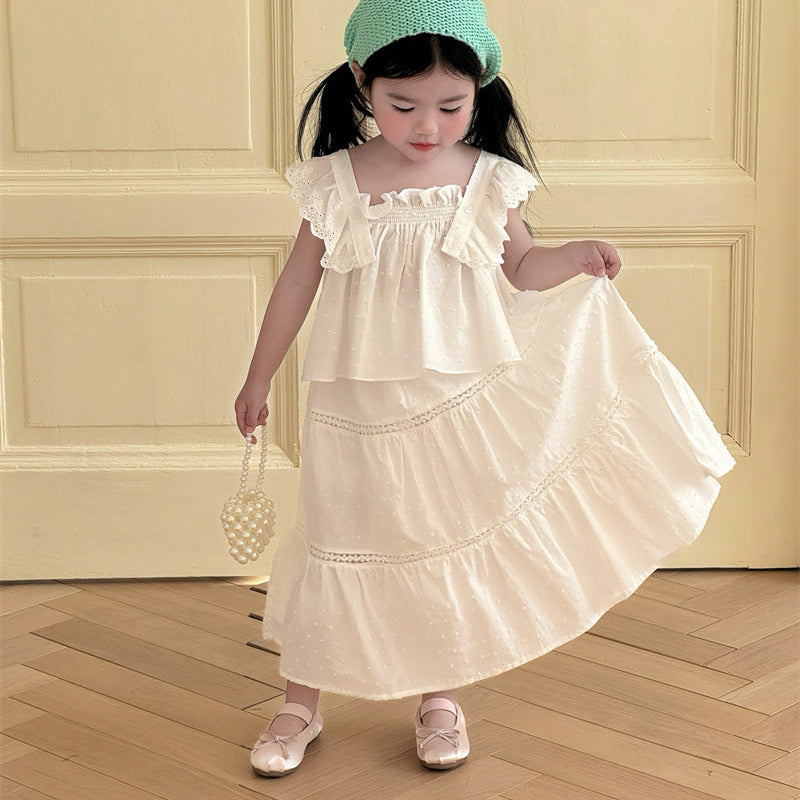 【90-140】スノードットフリルセットアップ