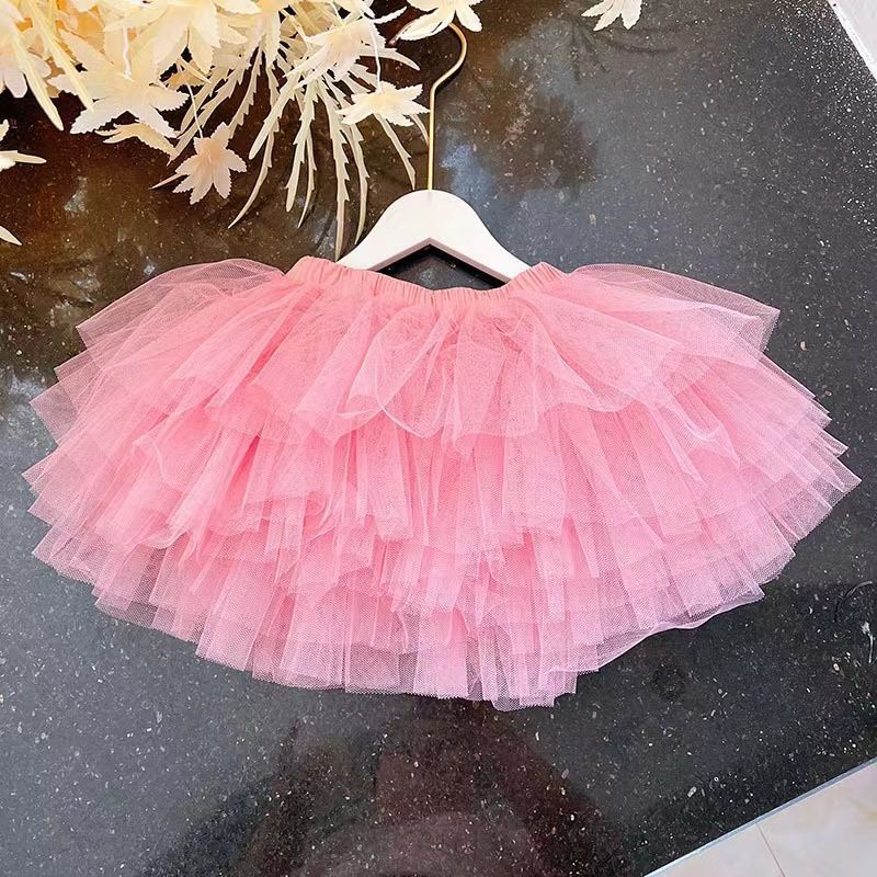 【80-140】チュールミニスカート