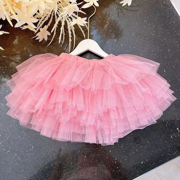 【80-140】チュールミニスカート