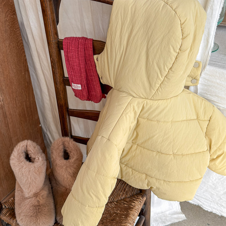 【80-130】フード付き中綿ジャケット