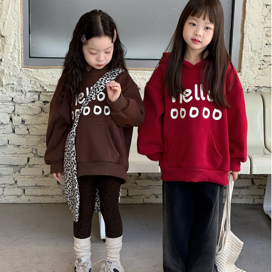 【90-150】helloリラックスパーカー