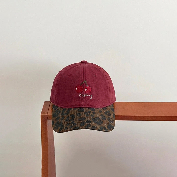 【52-54cm】レオパード柄キャップ