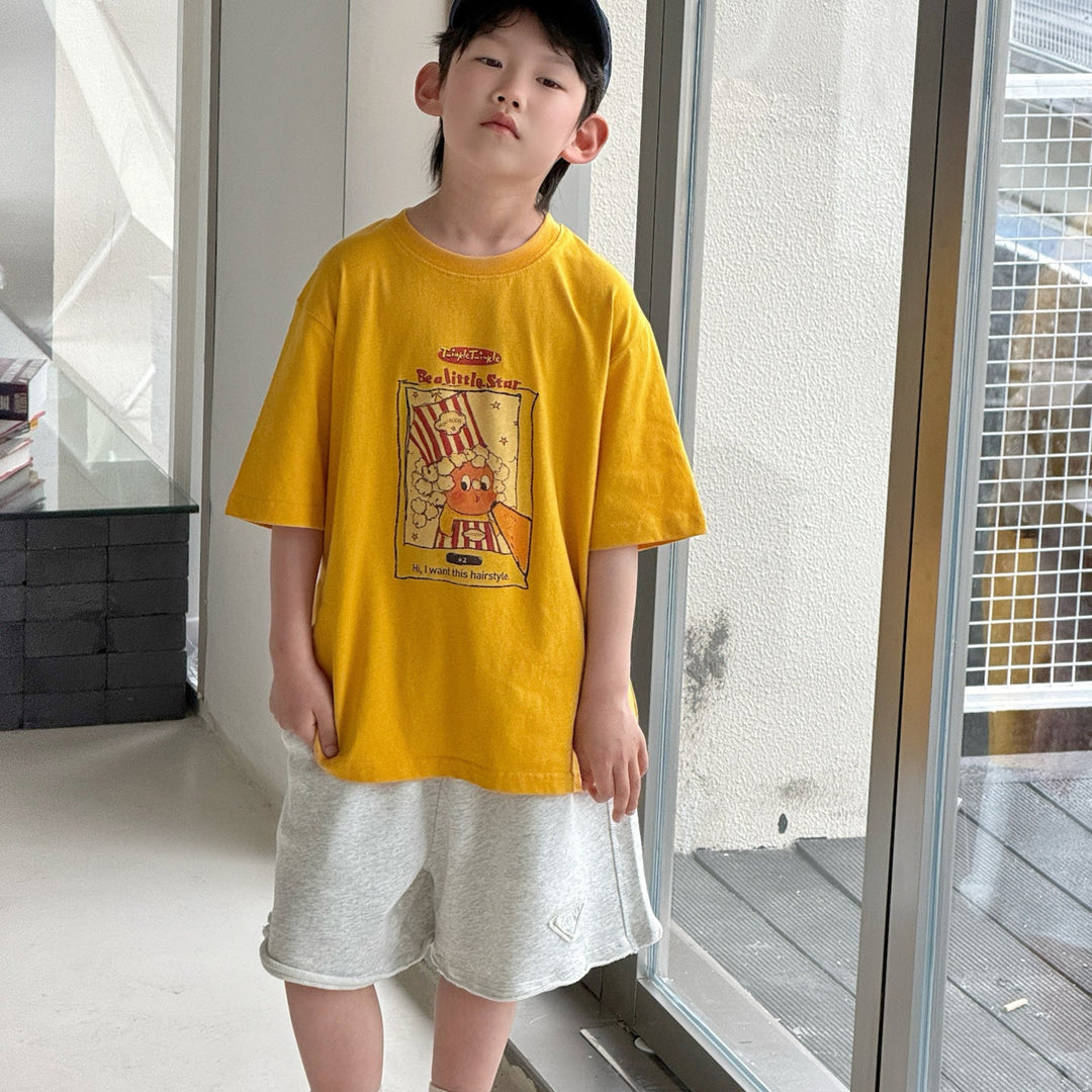 【90-150】プリントデザインTシャツ