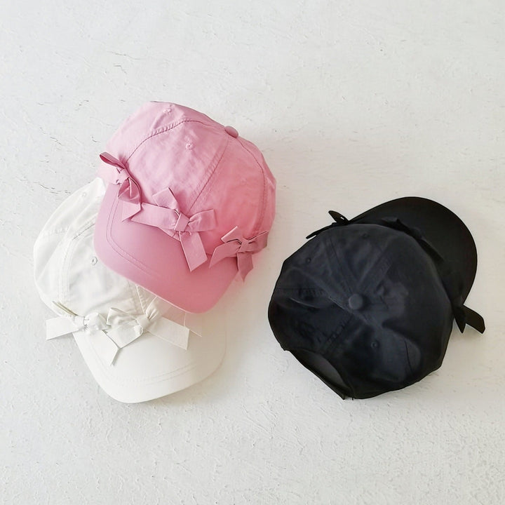 【48-52cm】リボンモチーフキャップ