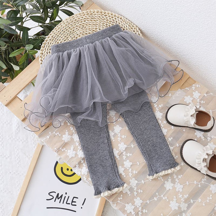 【80-130】リボン＆フリルデザインスカッツ