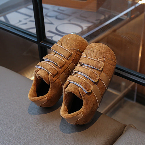 【14.5-20.5】ラインデザインベルクロスニーカー