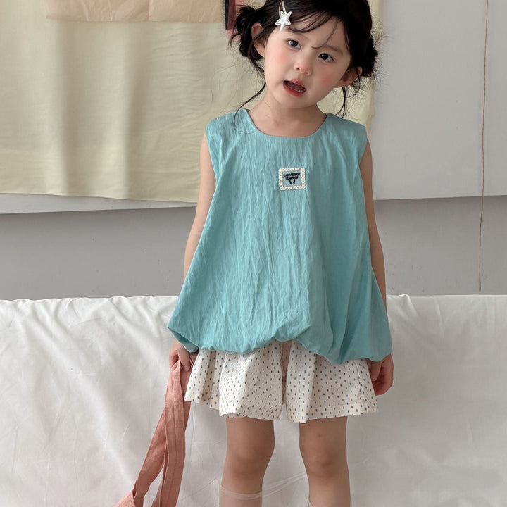 【90-140】裾バルーンノースリーブトップス