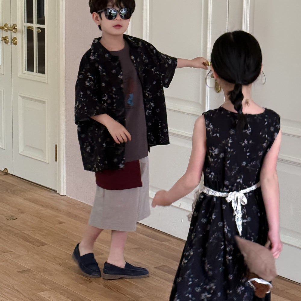 【90-150】カジュアルハーフパンツ