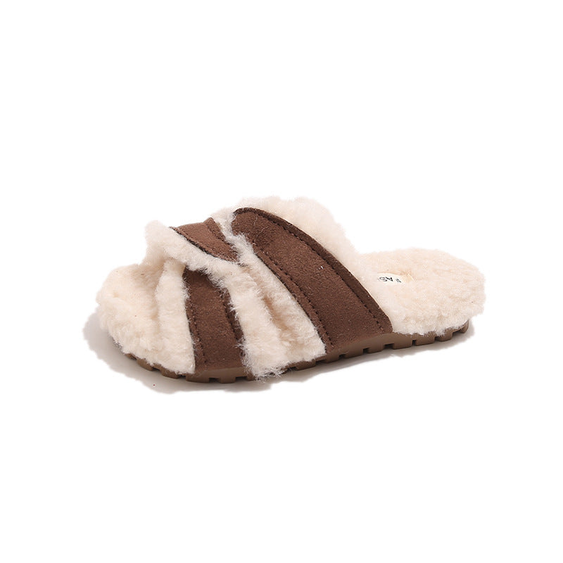 【15.5-21.5】クロスデザインボアサンダル