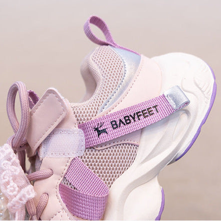 【17.0-21.5】トリプルリボンスニーカー