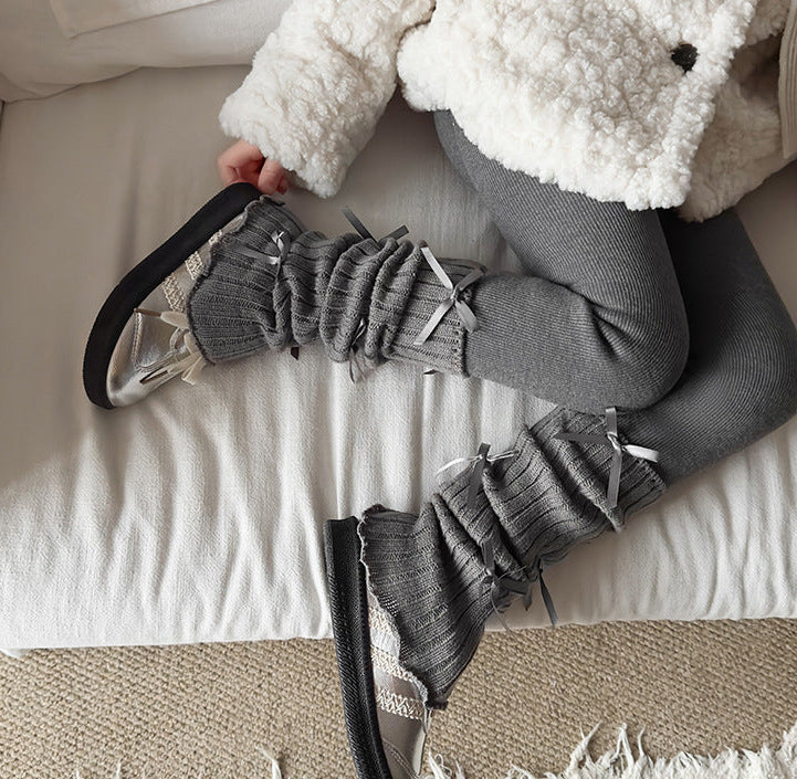 【90-150】リボンモチーフレギンス