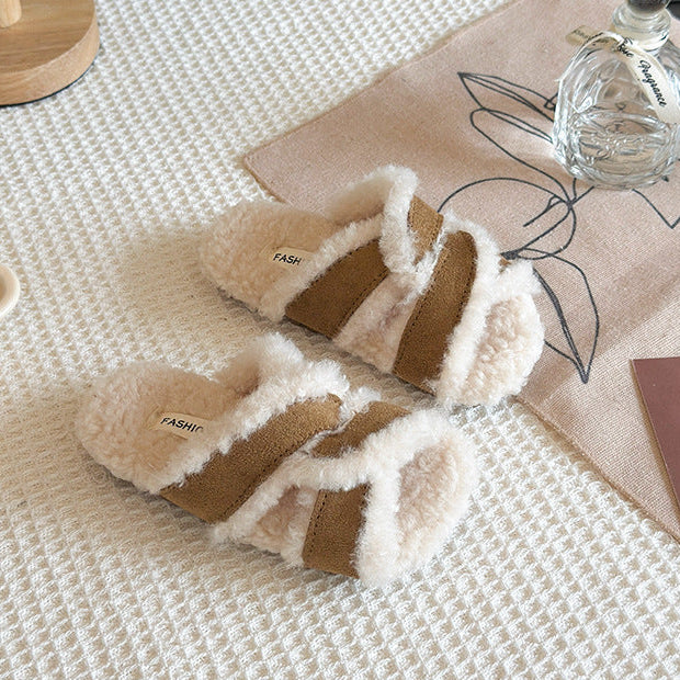 【15.5-21.5】クロスデザインボアサンダル