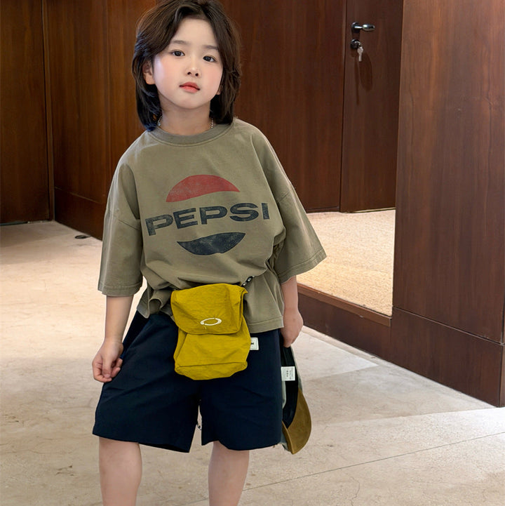 【90-150】フロントデザインTシャツ