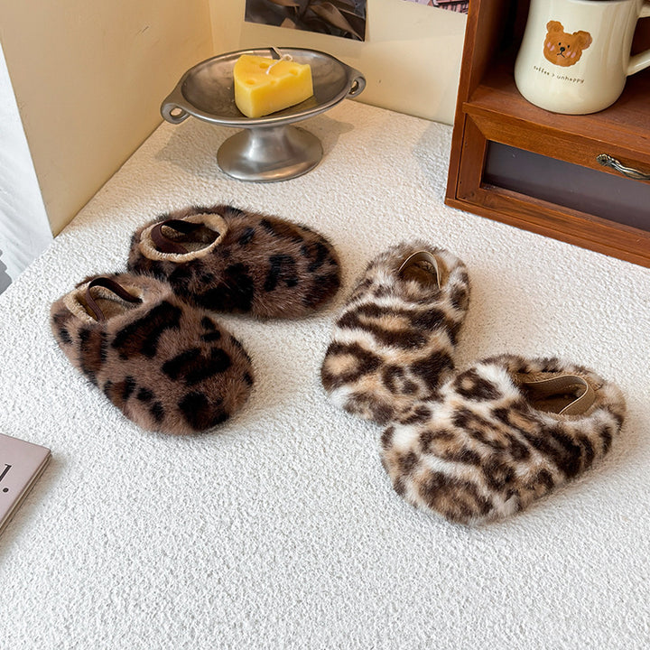 【14.5-21.5】レオパード柄サンダル