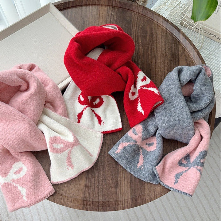 バイカラーリボンマフラー